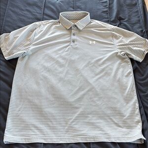 Under Armour Men's Gray Striped Shirt